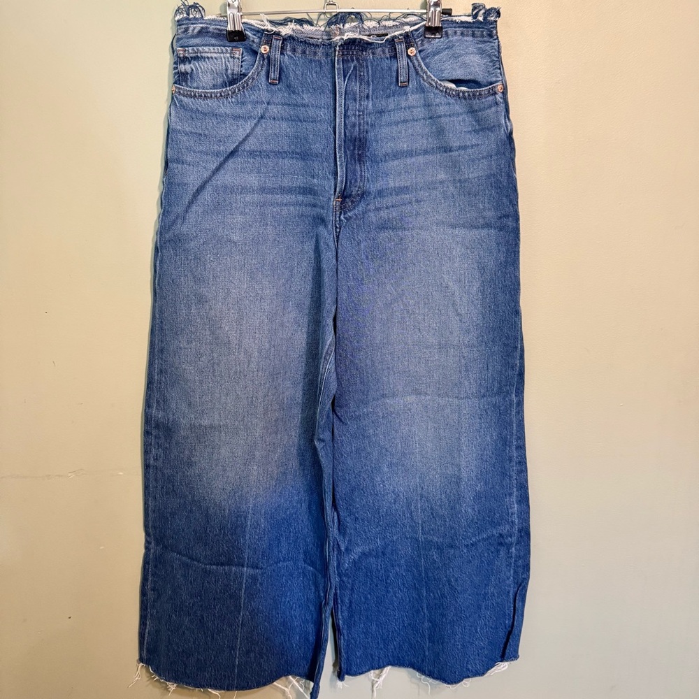 Express Wide Leg Denim Baggy y2k style size 10